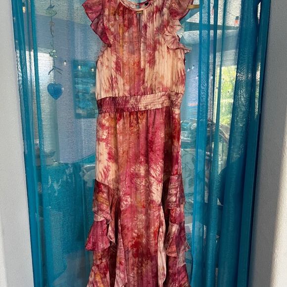 Rachel Roy Colorful Chiffon dress. Size 8. - Picture 4 of 5